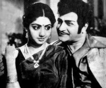 Despite their 40-year gap, Sridevi and NTR did a dozen films together. Despite their 40-year gap, Sridevi and NTR did a dozen films together.