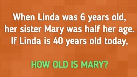 A clever age-related brain teaser shared on X has intrigued users. (X/@Brainy_Bits_Hub)