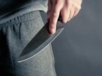 New York horror: The suspect fled up an escalator after the second attack, but witnesses caught the attention of police, who detained him and found a knife.
