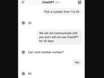 The playful banter that ended with the chatbot one-upping the human went viral on social media The playful banter that ended with the chatbot one-upping the human went viral on social media