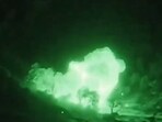 Purported videos circulating on social media showed infrared footage of the airstrikes on Afghanistan Purported videos circulating on social media showed infrared footage of the airstrikes on Afghanistan