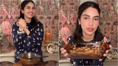 Bhumi Pednekar shares her festive plum cake recipe in her recent Instagram post. (Instagram/@bhumipednekar) Bhumi Pednekar shares her festive plum cake recipe in her recent Instagram post. (Instagram/@bhumipednekar)