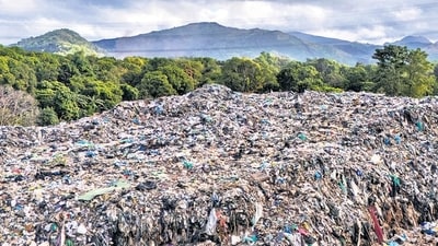 Microplastics are tiny plastic particles, less than 5mm in size, formed from the breakdown of larger plastics or produced for industrial use. (HT PHOTO) (HT Print)