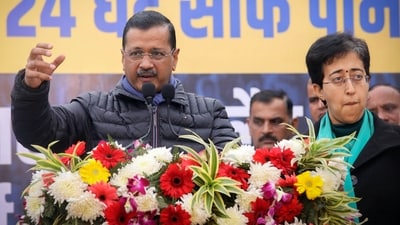 Aam Aadmi Party (AAP) national convener Arvind Kejriwal (HT PHOTO)