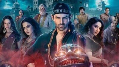 Kartik Aaryan starred as Rooh Baba in Bhool Bhulaiyaa 3. Kartik Aaryan starred as Rooh Baba in Bhool Bhulaiyaa 3.