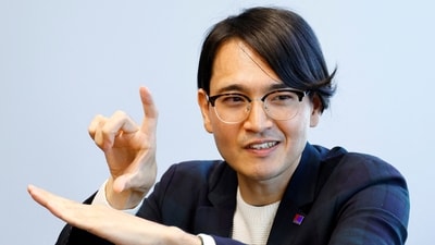 Comedian-turned-investor Toshiya Imura speaks during an interview with Reuters in Tokyo, Japan December 3, 2024 (Kim Kyung-Hoon/Reuters)