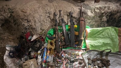 Police said the recoveries included four handmade rifles. (Sourced) Police said the recoveries included four handmade rifles. (Sourced)