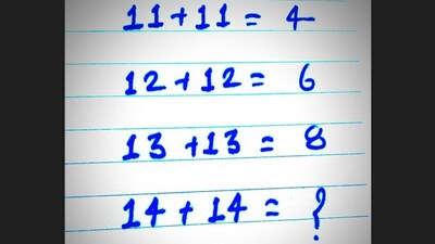 A maths teaser baffled users, igniting debate. (X/@brainyquiz_) A maths teaser baffled users, igniting debate. (X/@brainyquiz_)