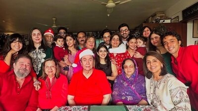 The Kapoor family tradition of spending Christmas together went on this year as well. Spot Raha Kapoor in mom Alia Bhatt's lap! The Kapoor family tradition of spending Christmas together went on this year as well. Spot Raha Kapoor in mom Alia Bhatt's lap!