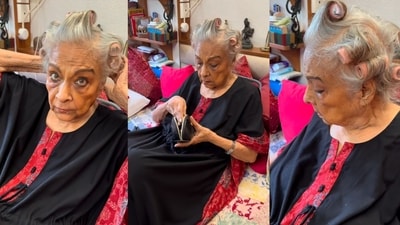 The video, filmed by her daughter, captures an amusing exchange. (Instagram/@taranaraja) The video, filmed by her daughter, captures an amusing exchange. (Instagram/@taranaraja)