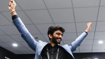 At just 18, Gukesh Dommaraju has made history as the youngest-ever World Chess Champion, defeating reigning champion Ding Liren in the decisive 14th game in Singapore. At just 18, Gukesh Dommaraju has made history as the youngest-ever World Chess Champion, defeating reigning champion Ding Liren in the decisive 14th game in Singapore.