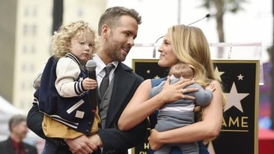 Actor Ryan Reynolds poses with his wife, actor Blake Lively, their daughter James, left, and their youngest daughter Ines during a ceremony to award him a star on the Hollywood Walk of Fame on Thursday, December 15 in Los Angeles. (Chris Pizzello/Invision/AP) Actor Ryan Reynolds poses with his wife, actor Blake Lively, their daughter James, left, and their youngest daughter Ines during a ceremony to award him a star on the Hollywood Walk of Fame on Thursday, December 15 in Los Angeles. (Chris Pizzello/Invision/AP)