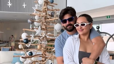 Sonakshi Sinha who is currently vacationing with husband Zaheer Iqbal, also wished Merry Christmas. Sonakshi Sinha who is currently vacationing with husband Zaheer Iqbal, also wished Merry Christmas.
