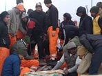 NDRF and SDRF personnel during a rescue operation to save a 3-year-old girl who fell into a borewell in the Kotputli-Behror district, Rajasthan. NDRF and SDRF personnel during a rescue operation to save a 3-year-old girl who fell into a borewell in the Kotputli-Behror district, Rajasthan.
