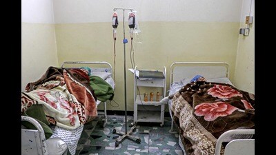 Afghan victims injured in a Pakistani air strike, receive medical treatment at a hospital in Sharan, capital of Paktika province on December 25, 2024, a day after the attack. Pakistan air strikes in an eastern border region of Afghanistan killed 46 civilians, the Taliban government said December 25, whilst a Pakistan security official said the bombardment had targeted "terrorist hideouts". (Photo by AFP) (AFP) Afghan victims injured in a Pakistani air strike, receive medical treatment at a hospital in Sharan, capital of Paktika province on December 25, 2024, a day after the attack. Pakistan air strikes in an eastern border region of Afghanistan killed 46 civilians, the Taliban government said December 25, whilst a Pakistan security official said the bombardment had targeted "terrorist hideouts". (Photo by AFP) (AFP)