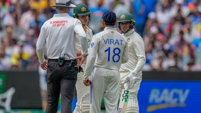 Drama all around as Virat Kohli and Sam Konstas had a bit of a rough moment on the field (AP) Drama all around as Virat Kohli and Sam Konstas had a bit of a rough moment on the field (AP)