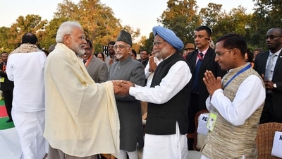 Prime Minister Narendra Modi with ex-PM Dr Manmohan Singh (Narendra Modi/X) Prime Minister Narendra Modi with ex-PM Dr Manmohan Singh (Narendra Modi/X)