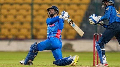 Sameer Rizvi in action for Uttar Pradesh this season. (PTI) Sameer Rizvi in action for Uttar Pradesh this season. (PTI)