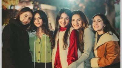 Radhika Merchant with her girl gang in Jamnagar on Christmas Radhika Merchant with her girl gang in Jamnagar on Christmas