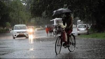 The IMD said a cyclonic circulation is likely to affect the region bringing “light to moderate rainfall accompanied with thunderstorms, lightning, gusty winds, hailstorms and dense fog” over isolated places. (HT File)