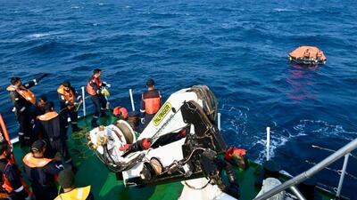The nine crew members, who had abandoned their vessel and taken refuge in a small life raft, were located and rescued. (X/IndiaCoastGuard) The nine crew members, who had abandoned their vessel and taken refuge in a small life raft, were located and rescued. (X/IndiaCoastGuard)