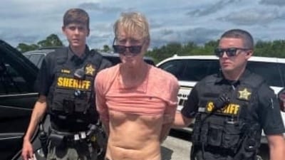In this handout image released on September 16, 2024 by the Martin County Sheriff's Offfice shows Ryan Wesley Routh following his arrest in Martin County, Florida, on September 15. (AFP) In this handout image released on September 16, 2024 by the Martin County Sheriff's Offfice shows Ryan Wesley Routh following his arrest in Martin County, Florida, on September 15. (AFP)