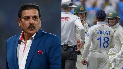 Ravi Shastri was unhappy with Virat Kohli's act Ravi Shastri was unhappy with Virat Kohli's act