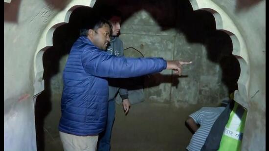 A two-member team of the ASI from Meerut has started a survey of the Ranki Ki Bawdi (stepwell) in Sambhal. (Agency)