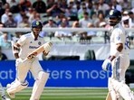 Yashasvi Jaiswal and Virat Kohli were involved in a horrendous mix-up on Day 2 of the Melbourne Test. (Photo by William WEST / AFP) / 