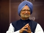 Former Prime Minister Manmohan Singh said the nation’s economy has witnessed unimaginable turmoil in the past 10 years (Amal KS/HT PHOTO)