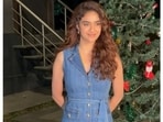 Keerthy Suresh shows how to wear denim in style right now.