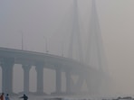 Mumbai, India - Dec. 26, 2024: People enjoy evening in the hazy weather at Bandra fort in Mumbai, India, on Thursday, December 26, 2024. (Photo by Satish Bate/ Hindustan Times) (Hindustan Times) Mumbai, India - Dec. 26, 2024: People enjoy evening in the hazy weather at Bandra fort in Mumbai, India, on Thursday, December 26, 2024. (Photo by Satish Bate/ Hindustan Times) (Hindustan Times)
