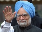 In this Feb. 22, 2010 file image, Prime Minister Manmohan Singh waves to the media as he arrives at Parliament House.