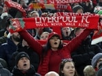 Liverpool fans in the stands before the match REUTERS/David Klein 