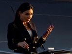 Laura Loomer arrives ahead of former U.S. President Donald Trump's debate with Democratic presidential nominee and U.S. Vice President Kamala Harris, in Philadelphia, Pennsylvania, U.S., September 10, 2024.  