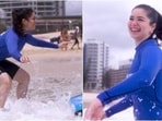 “The ocean has a way of reminding you to be present, to let go, and just ride the waves—both in life and on the water,” Sara captioned her post. “The ocean has a way of reminding you to be present, to let go, and just ride the waves—both in life and on the water,” Sara captioned her post.