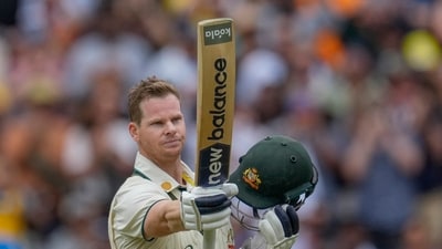 Initially, a century by Steve Smith (140) saw Australia post 474 runs in their first innings. (AP) Initially, a century by Steve Smith (140) saw Australia post 474 runs in their first innings. (AP)
