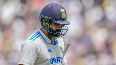 Rohit Sharma scored 3 on his return as opener (AP) Rohit Sharma scored 3 on his return as opener (AP)