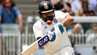 Rohit Sharma was dismissed playing a poor shot against Pat Cummins at the MCG. (AFP) Rohit Sharma was dismissed playing a poor shot against Pat Cummins at the MCG. (AFP)