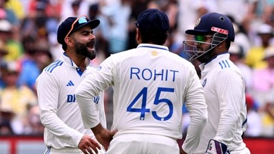 India's Virat Kohli (L) speaks with teammates Rohit Sharma (C) and Rishabh Pant (R) (AFP) India's Virat Kohli (L) speaks with teammates Rohit Sharma (C) and Rishabh Pant (R) (AFP)