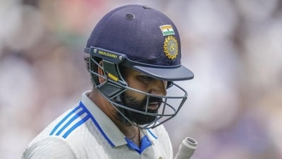 India captain Rohit Sharma walks off the field after getting dismissed during Day 2 of the fourth Test against Australia. (AP) India captain Rohit Sharma walks off the field after getting dismissed during Day 2 of the fourth Test against Australia. (AP)