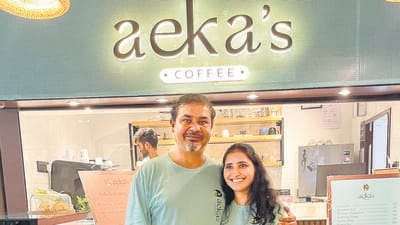 Lack of good coffee at an affordable price prompted Sunanda and Amit Bhatta to start Aeka’s coffee. (HT) Lack of good coffee at an affordable price prompted Sunanda and Amit Bhatta to start Aeka’s coffee. (HT)