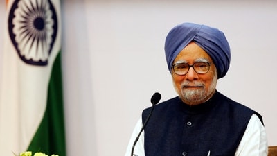 Prime Minister Manmohan Singh died at New Delhi's AIIMS on Thursday night. He was 92 (Reuters File Photo)