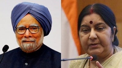 PM Manmohan Singh quipped at the opposition leader and even at reporters with his Urdu poetry. (File/HT) PM Manmohan Singh quipped at the opposition leader and even at reporters with his Urdu poetry. (File/HT)