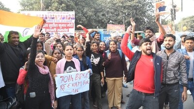 As per agencies, the students' protest has intensified with demands for the cancellation of the exam and a re-examination (Santosh Kumar) As per agencies, the students' protest has intensified with demands for the cancellation of the exam and a re-examination (Santosh Kumar)