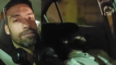 IIM graduate drove cab in Bengaluru as driver slept; viral video garnered over 7.5 million views. (Instagram/milindchandwani) IIM graduate drove cab in Bengaluru as driver slept; viral video garnered over 7.5 million views. (Instagram/milindchandwani)