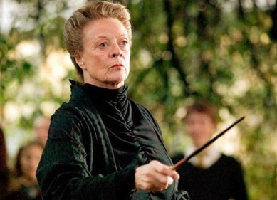 The Harry Potter world's one and only, Professor McGonagall, brought to life by Dame Maggie Smith. The Harry Potter world's one and only, Professor McGonagall, brought to life by Dame Maggie Smith.