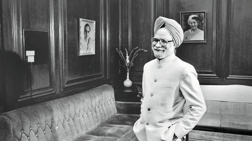 Manmohan Singh, then India’s finance minister, in a photo from October 24, 1991. (HT Archive) Manmohan Singh, then India’s finance minister, in a photo from October 24, 1991. (HT Archive)