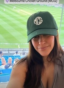 Actor Neha Dhupia was also seen at the match