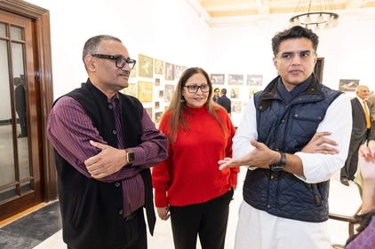 Amandeep Singh, Mukta and Sachin Pilot
